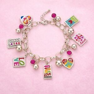 Colorful Love Charm Bracelet